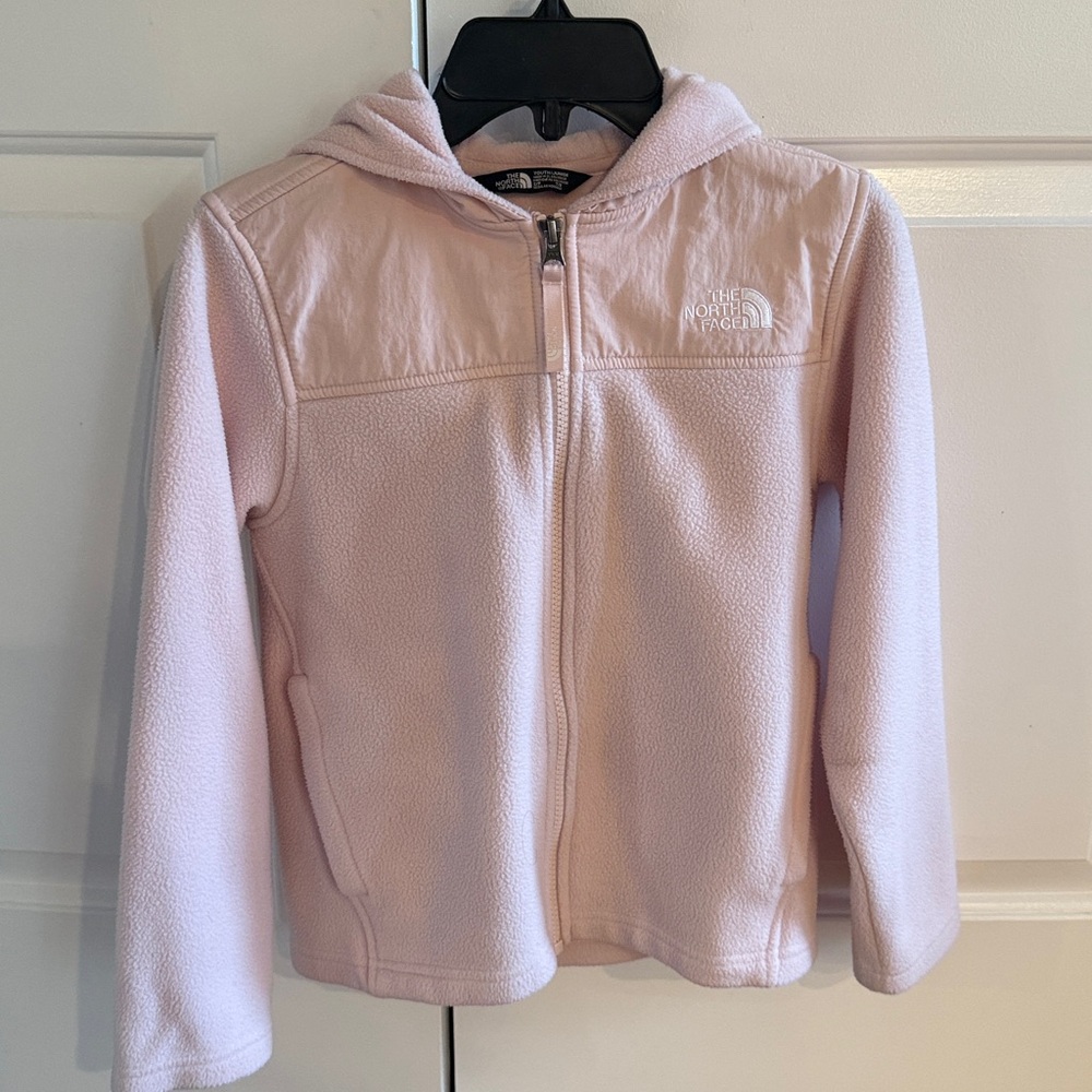 The North Face Kids Light Pink Fleece Hoodie